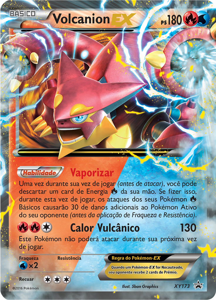 Volcanion EX #173 — XY Black Star Promos