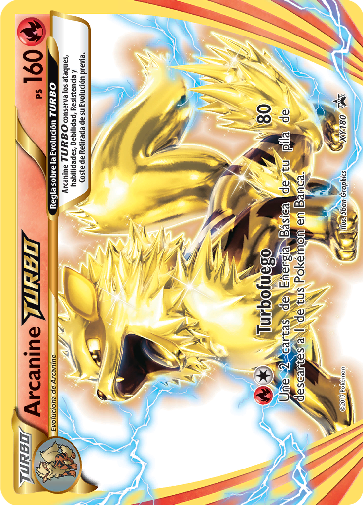 Arcanine BREAK #180 — XY Cartas de promoción