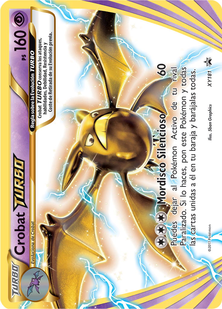 Crobat BREAK #181 — XY Cartas de promoción