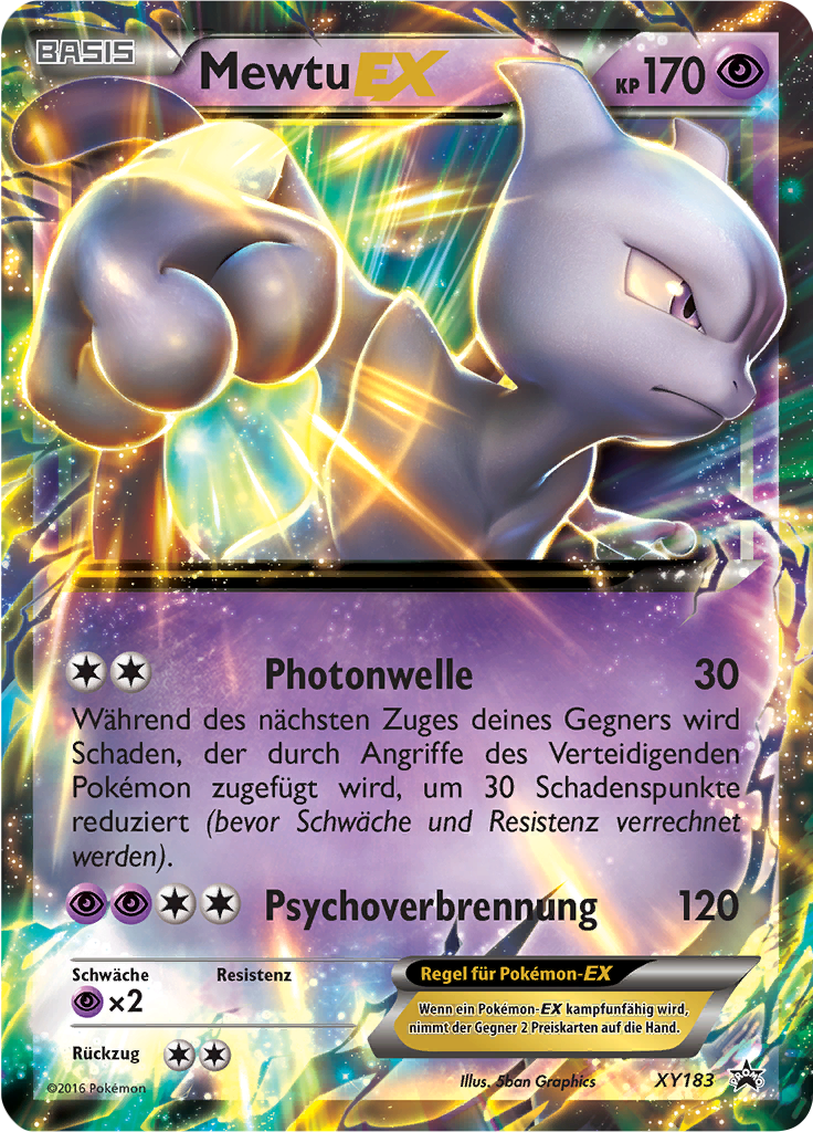 Mewtwo EX #183 — XY Promokarten