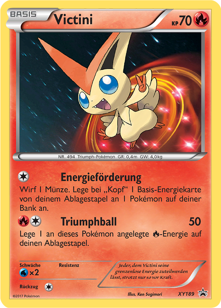 Victini #189 — XY Promokarten
