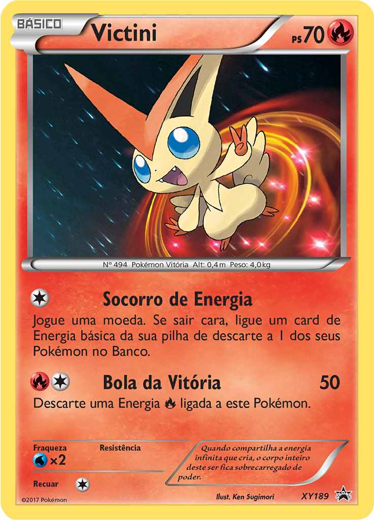 Victini #189 — XY Black Star Promos