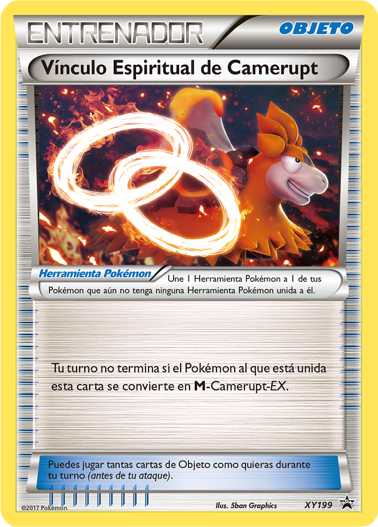 Camerupt Spirit Link #199 — XY Cartas de promoción