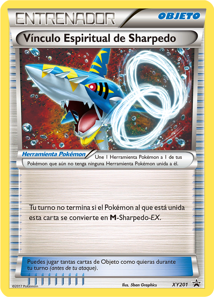 Sharpedo Spirit Link #201 — XY Cartas de promoción