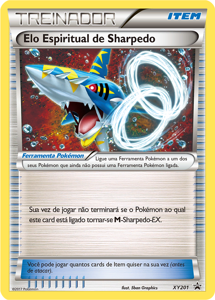 Sharpedo Spirit Link #201 — XY Black Star Promos