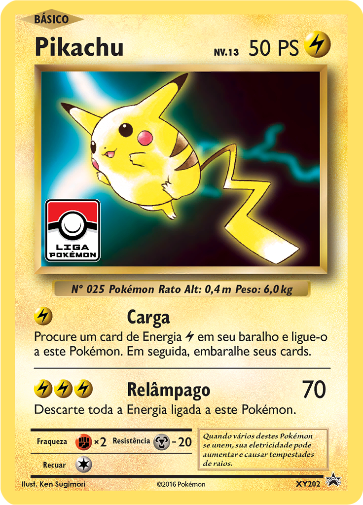 Pikachu #202 — XY Black Star Promos