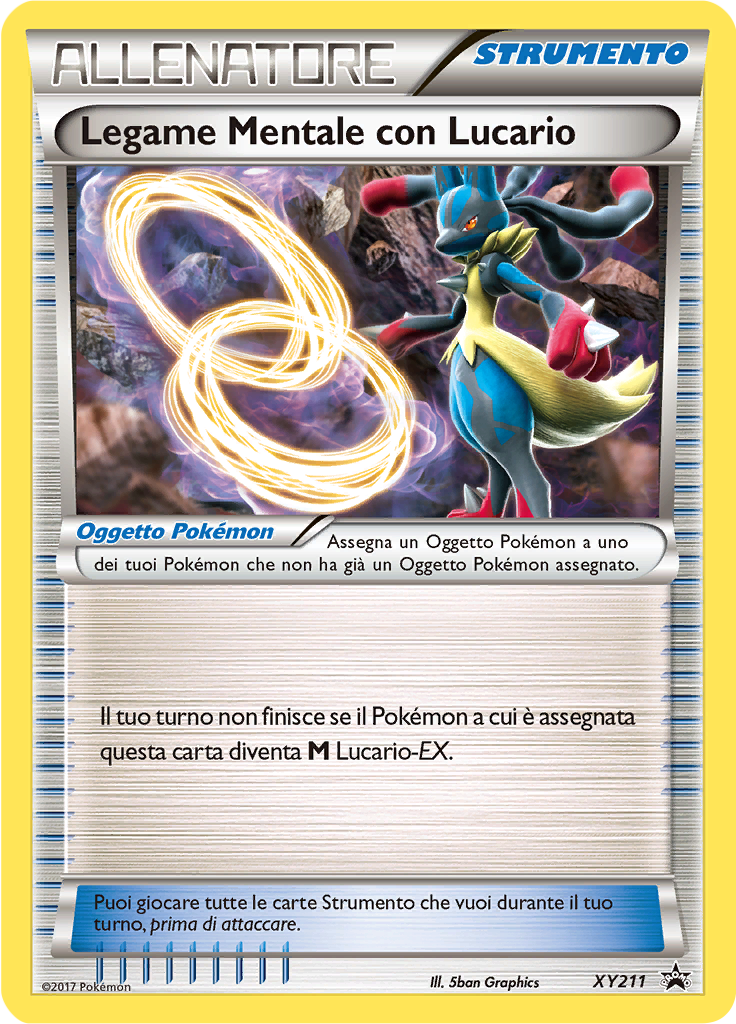 Lucario Spirit Link #211 — XY Promo