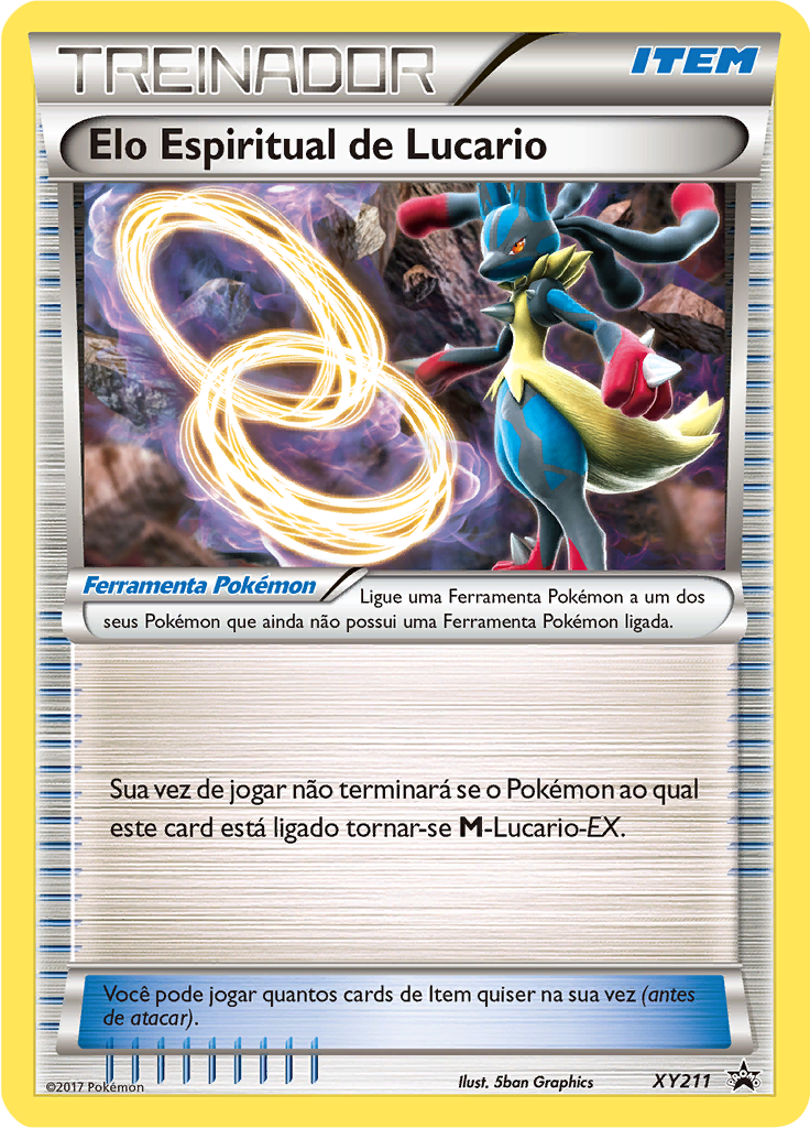 Lucario Spirit Link #211 — XY Black Star Promos