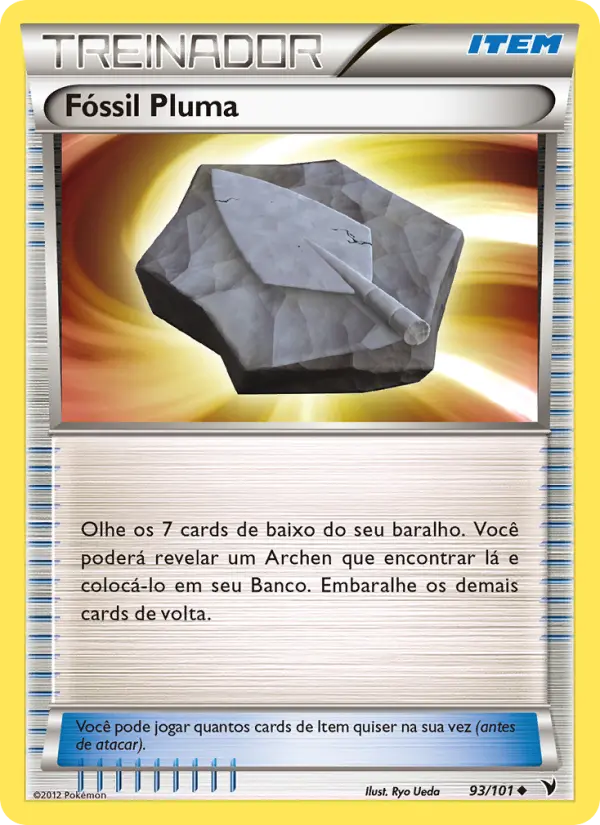 Fóssil Pluma #93
