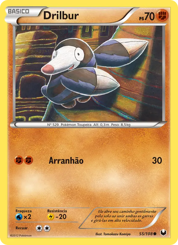Drilbur #55 — Exploradores da Escuridão (Reverse Holo)