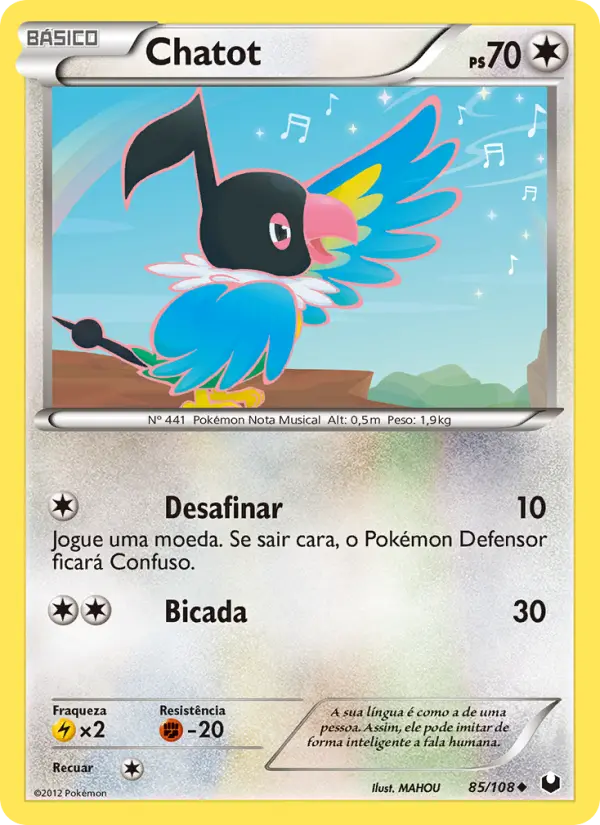 Chatot #85 — Exploradores da Escuridão (Reverse Holo)