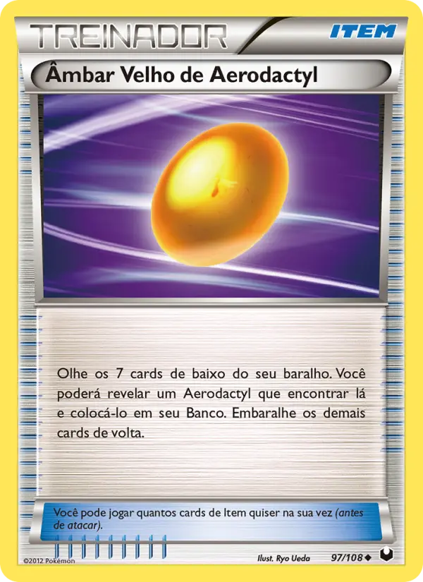 Âmbar Velho de Aerodactyl #97 — Exploradores da Escuridão