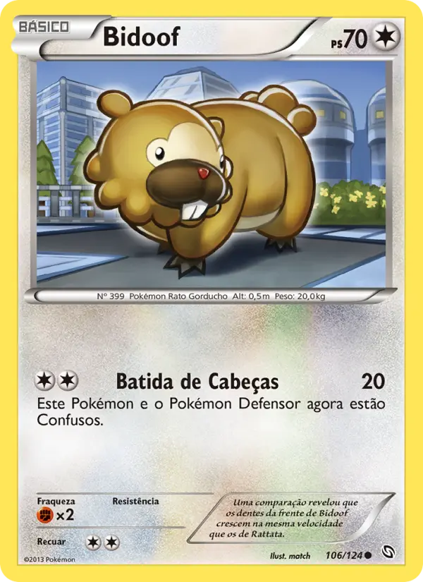 Bidoof #106