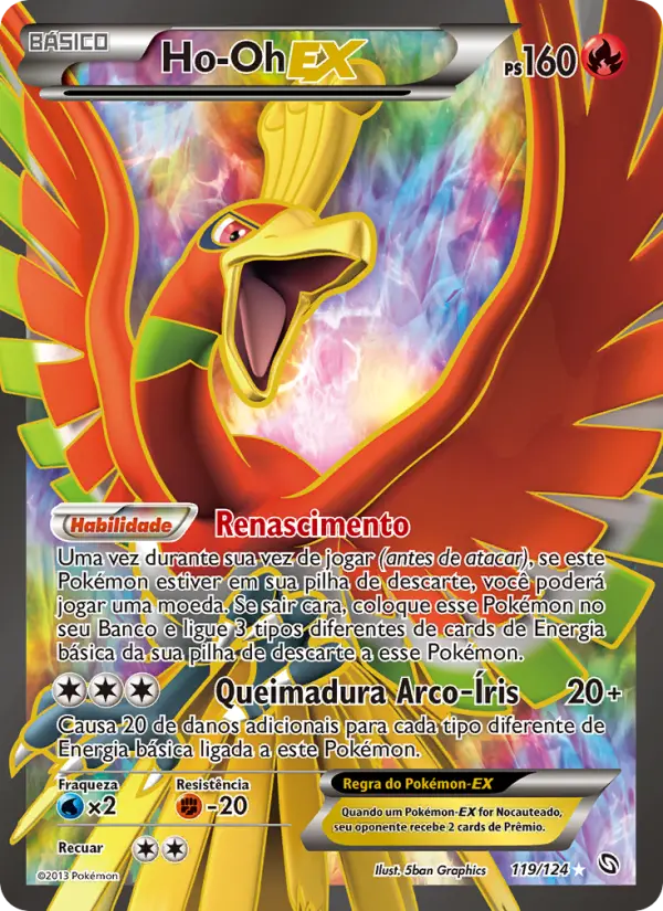 Ho-Oh-EX #119 — Dragões Enaltecidos