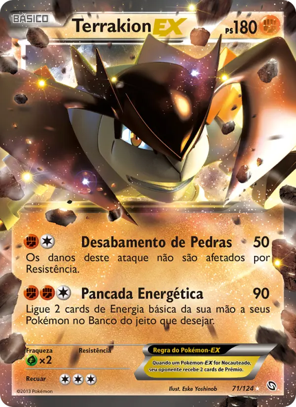 Terrakion-EX #71 — Dragões Enaltecidos