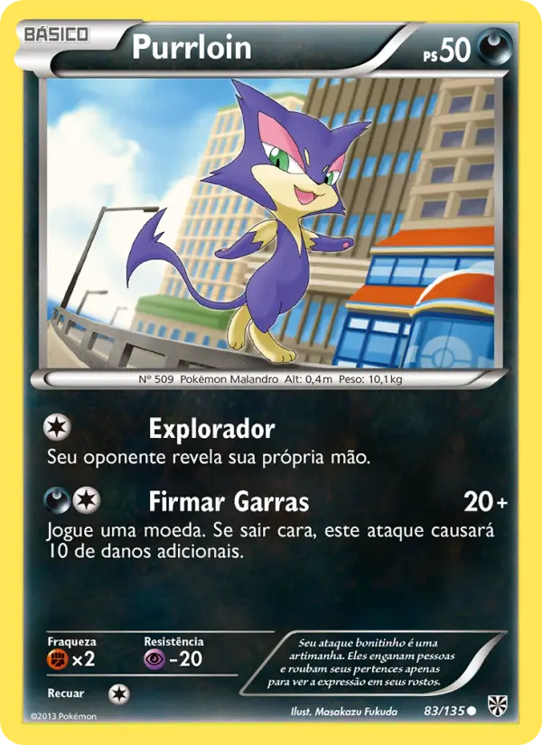 Purrloin #83 — Tempestade de Plasma (Reverse Holo)