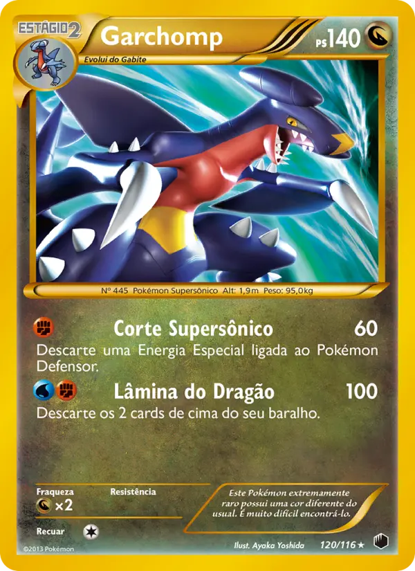 Garchomp #120 — Congelamento de Plasma