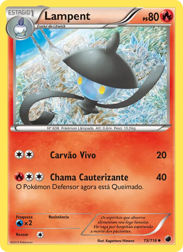 Lampent #15 — Congelamento de Plasma (Reverse Holo)