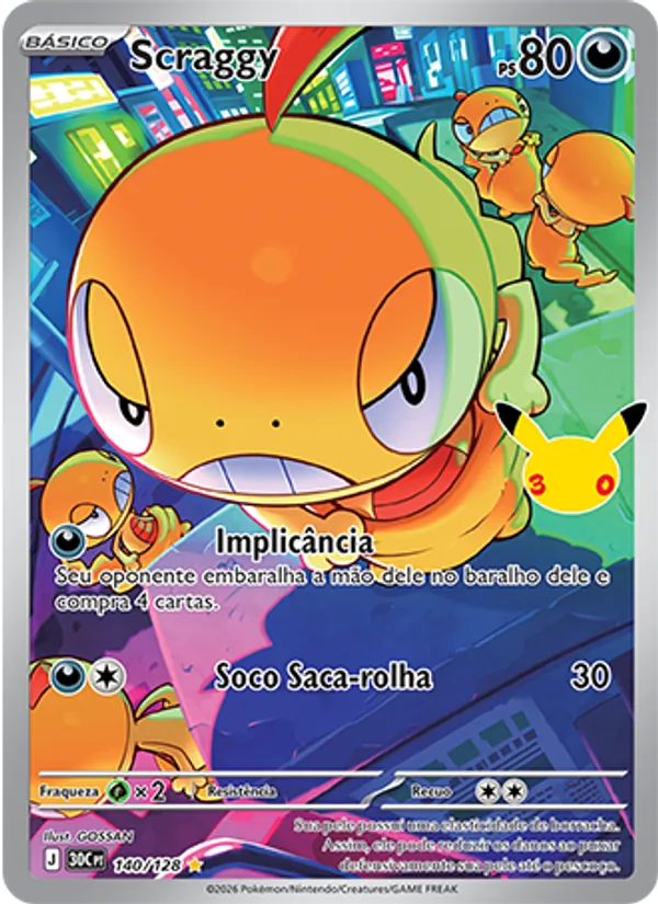 Scraggy (30C 140) #140 — Celebração de 30 Anos