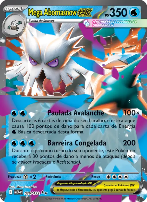 Mega Abomasnow ex #036