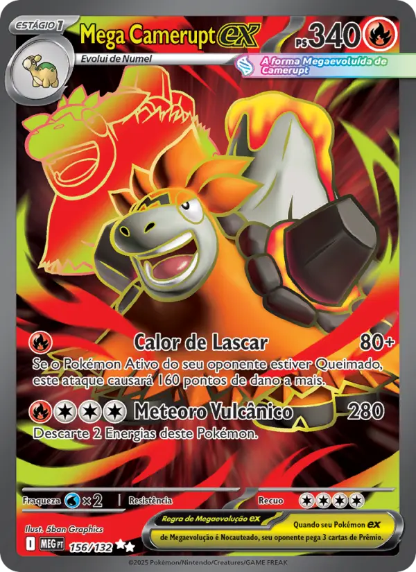 Mega Camerupt ex #156