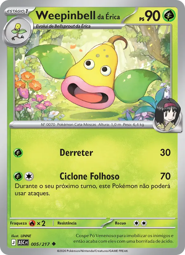 Weepinbell da Érica #005 — Heróis Excelsos