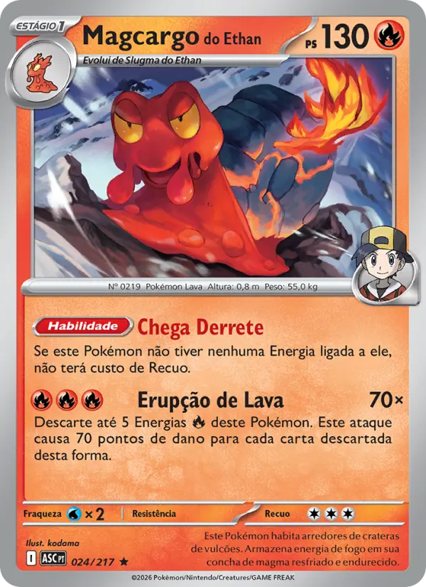 Magcargo do Ethan #024