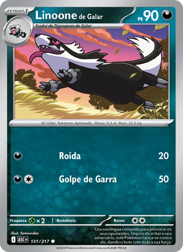 Linoone de Galar #131 — Heróis Excelsos