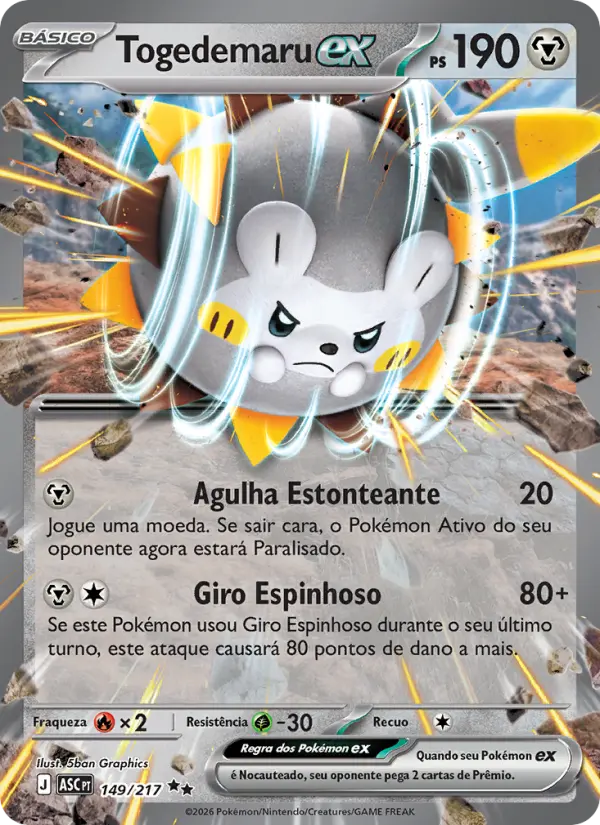 Togedemaru ex #149 — Heróis Excelsos