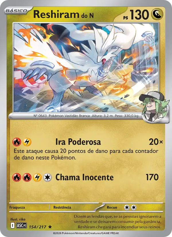 Reshiram do N #154