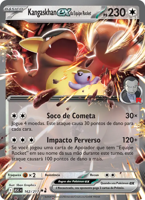 Kangaskhan ex da Equipe Rocket #162