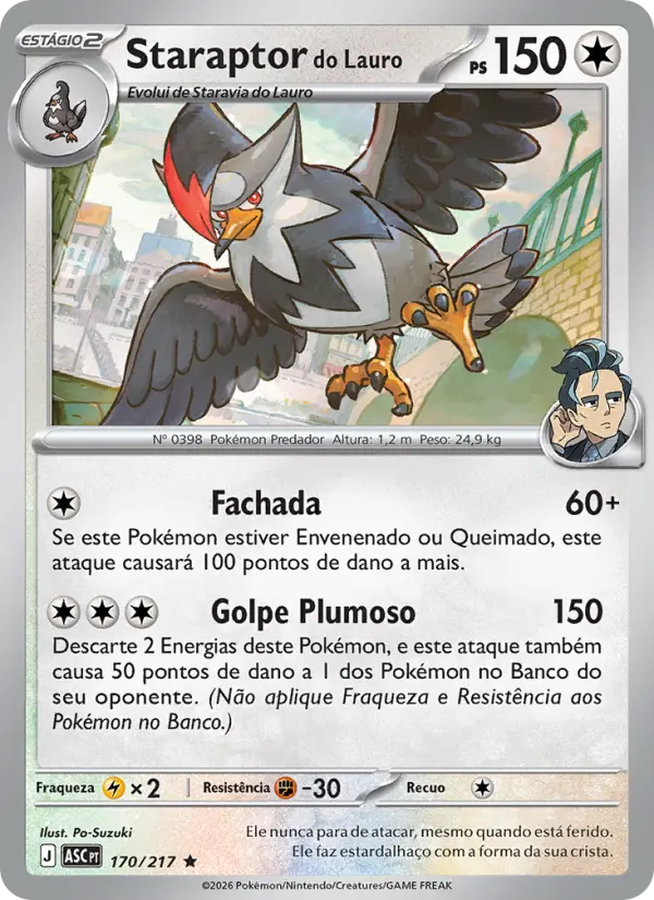Staraptor do Lauro #170 — Heróis Excelsos