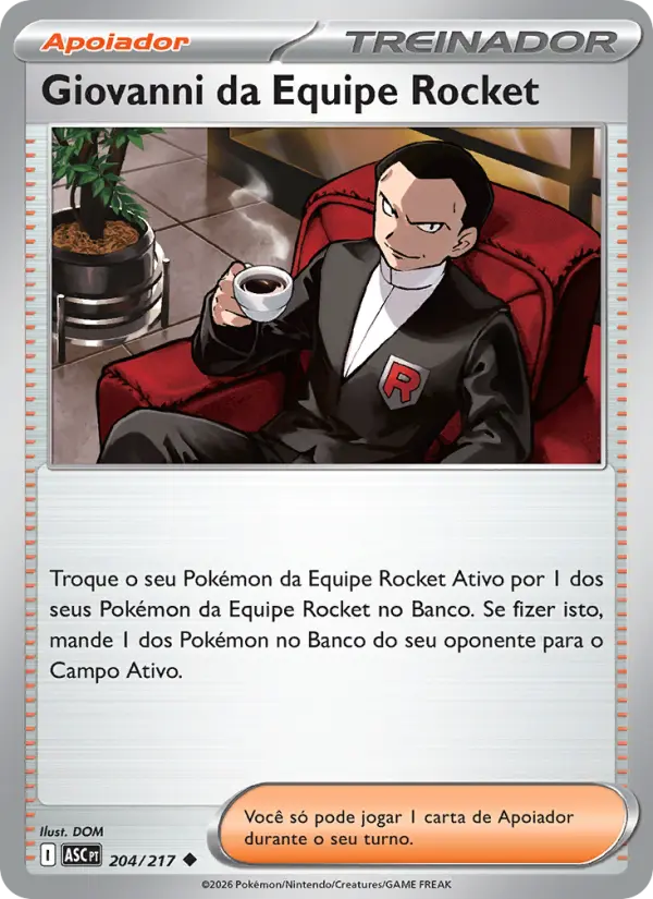 Team Rocket's Giovanni #204