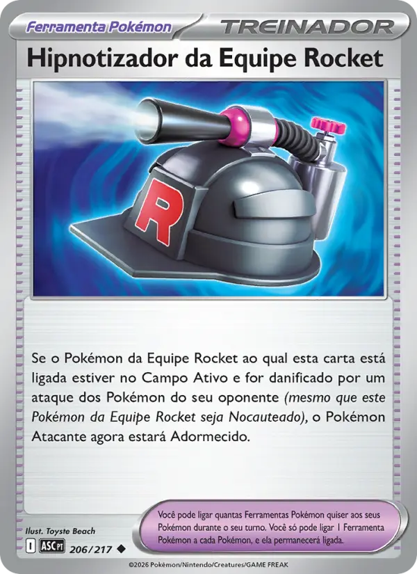 Hipnotizador da Equipe Rocket #206 — Heróis Excelsos