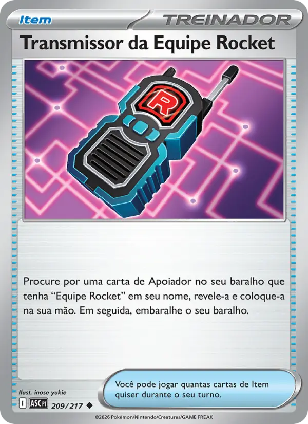 Transmissor da Equipe Rocket #209