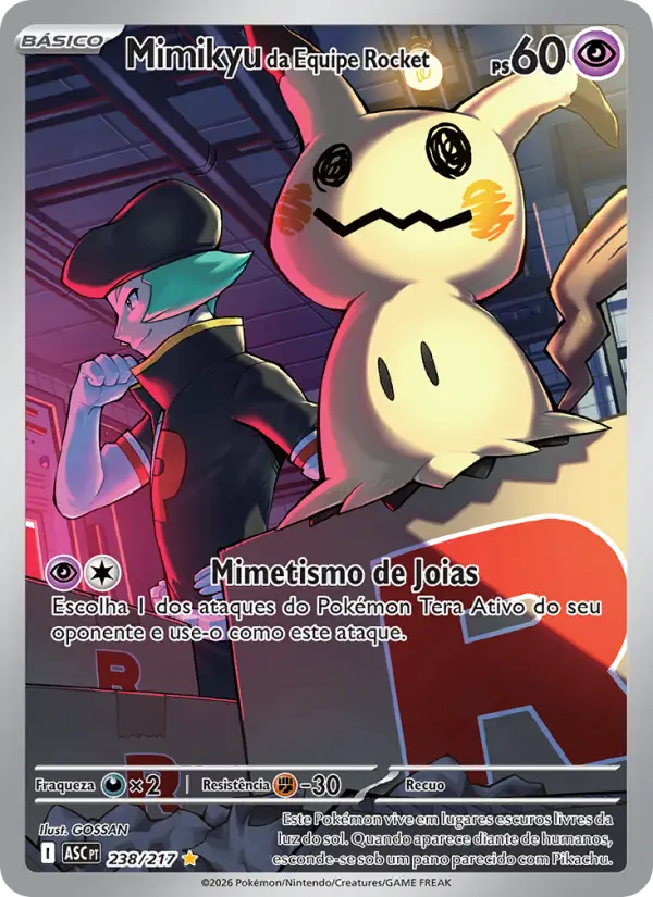 Mimikyu da Equipe Rocket #238