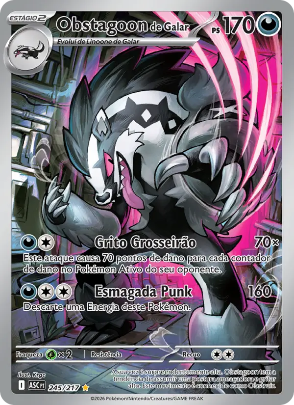 Obstagoon de Galar #245