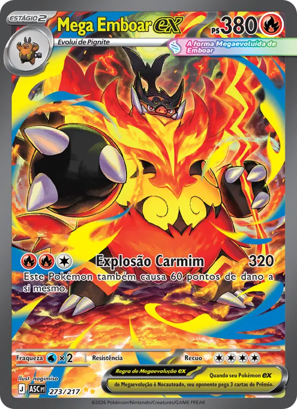 Mega Emboar ex #273