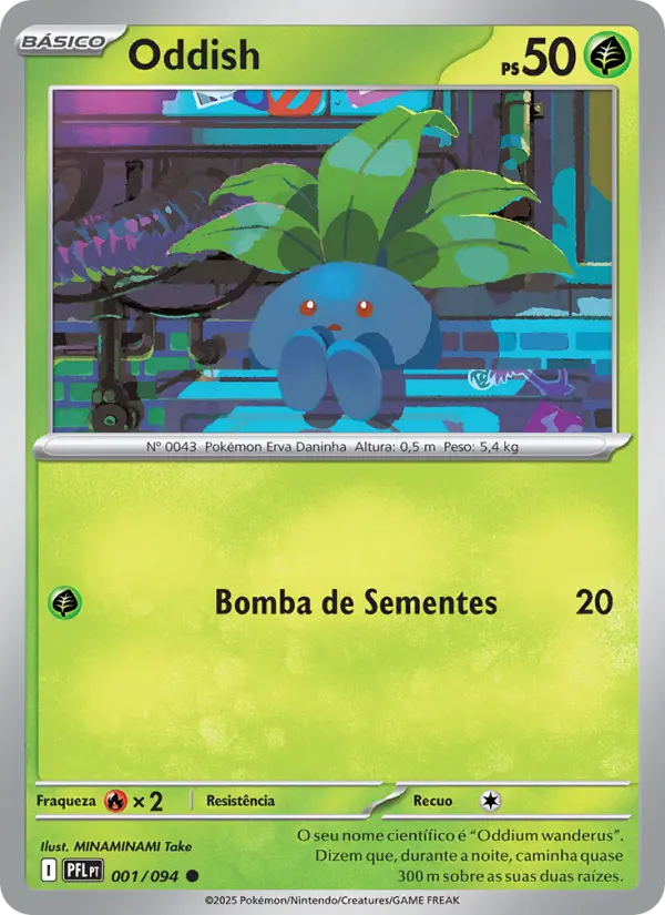 Oddish #001 — Fogo Fantasmagórico