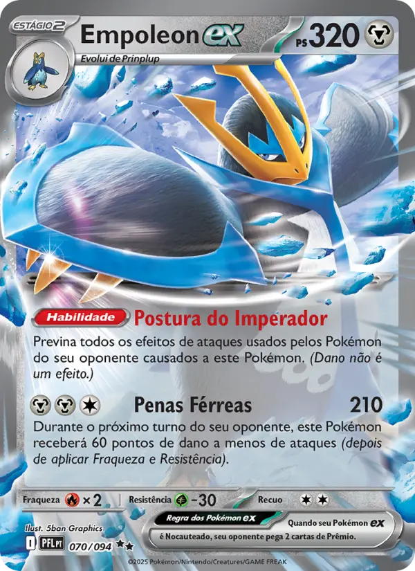 Empoleon ex #070 — Fogo Fantasmagórico