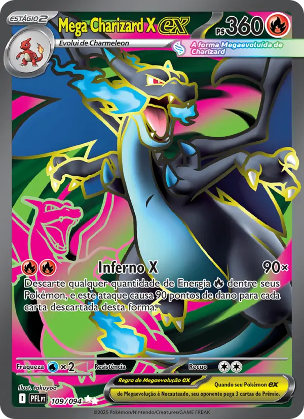 Mega Charizard X ex #109