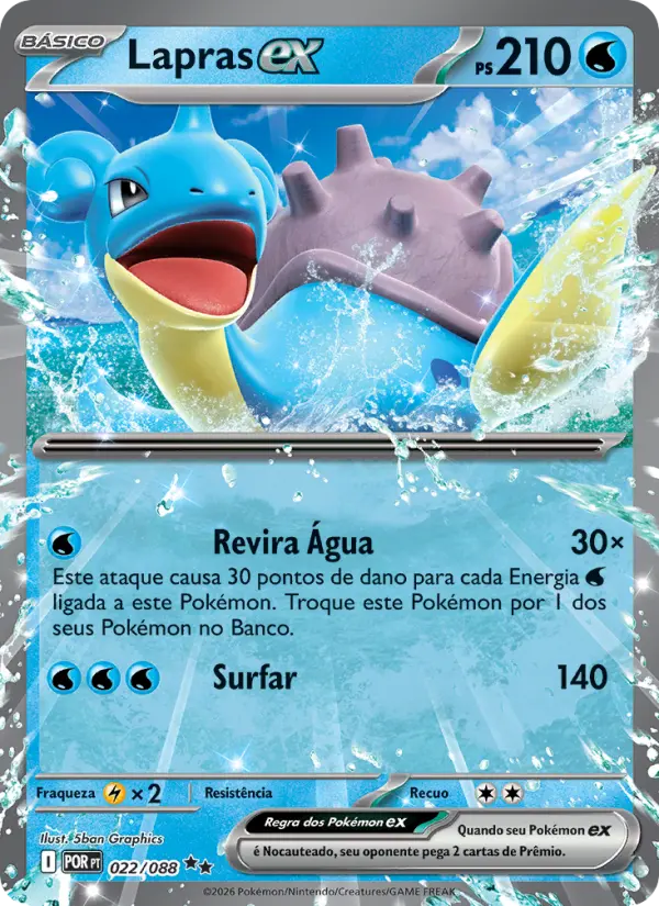 Lapras ex #022