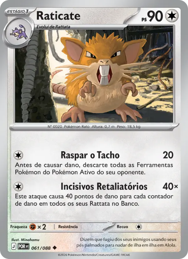 Raticate #061