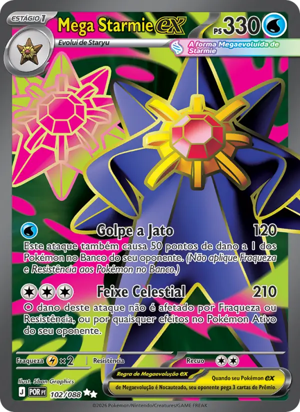 Mega Starmie ex #102
