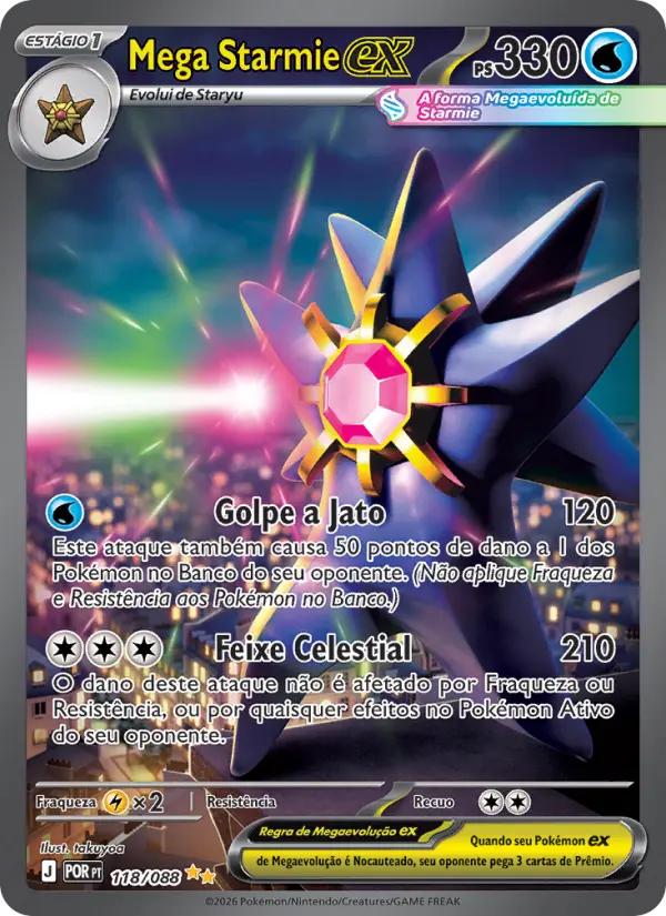 Mega Starmie ex #118