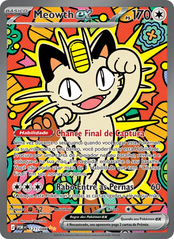 Meowth ex #121
