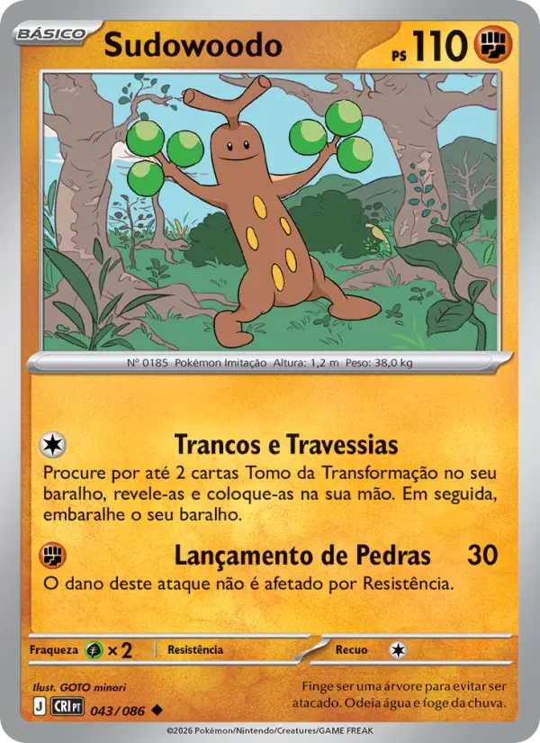 Sudowoodo #043