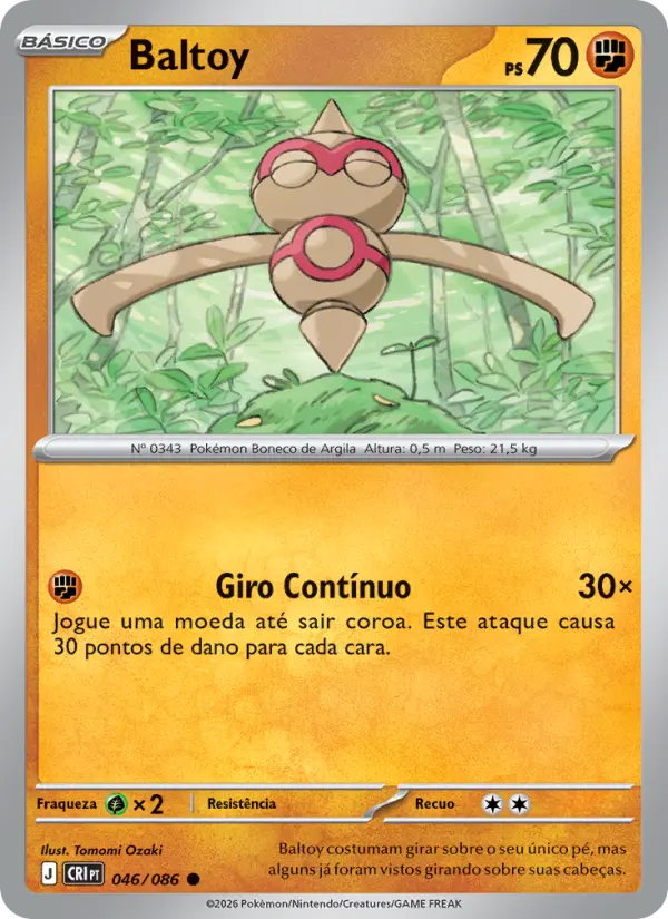 Baltoy da Equipe Magma #046