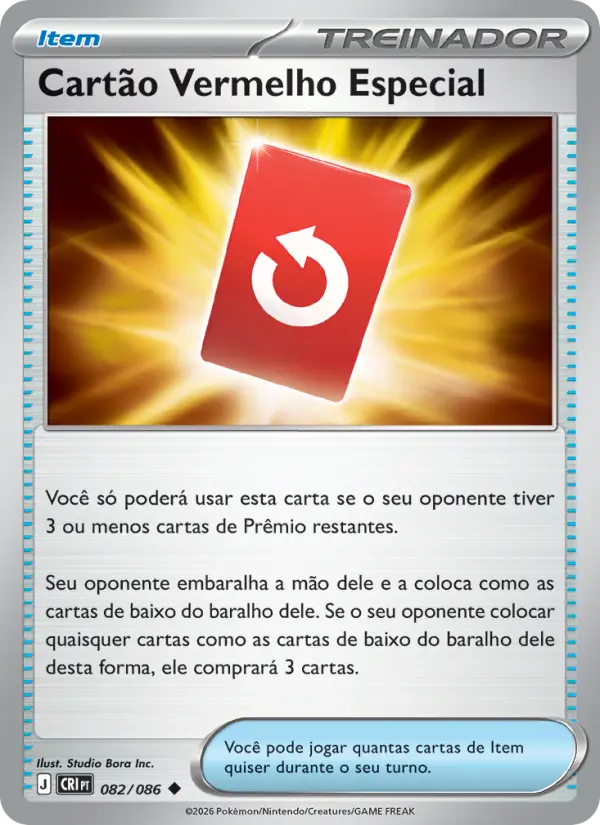 Cartão Vermelho Especial #082