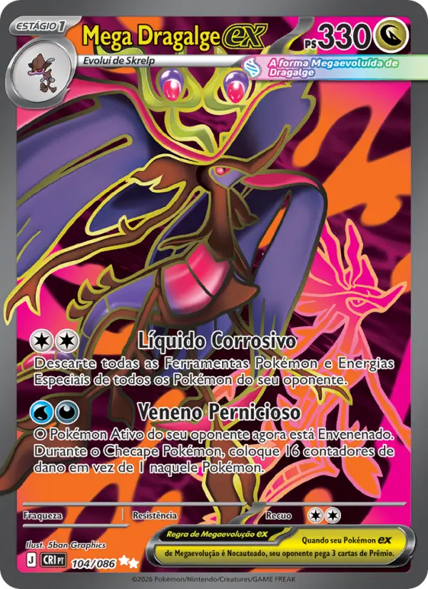 Mega Dragalge ex #104